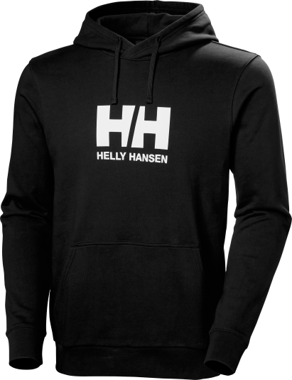 Helly Hansen Men"s HH Logo Hoodie Black 2XL Helly Hansen Men"s HH Logo Hoodie Black 2XL