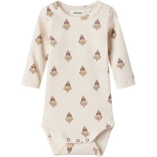 Lil"Atelier Pastel Parchment Nbflavo Ege Ls Slim Body Lil 80