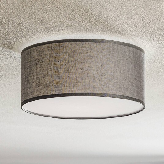 TK Lighting Rondo taklampe grå Ø 30 cm