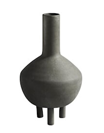 Duck Vase Fat Dark grey
