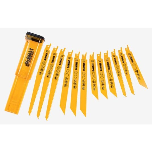 Dewalt DT2445 Tigersagbladsett 12 deler for Tre og Metall
