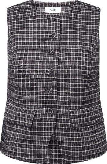 YAS Yastulva Waistcoat S. BLACK 34
