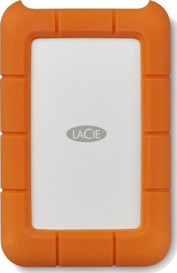 LaCie Rugged 5 TB Ekstern Harddisk med USB-C Grå & Oransje LaCie Rugged 5 TB Ekstern Harddisk med USB-C Grå & Oransje