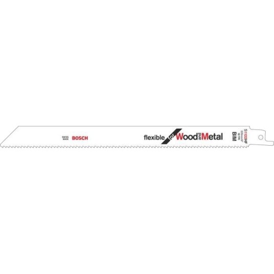 Bosch S 1122 HF Bajonettsagblad for Tre og Metall - 225mm, 100 stk.