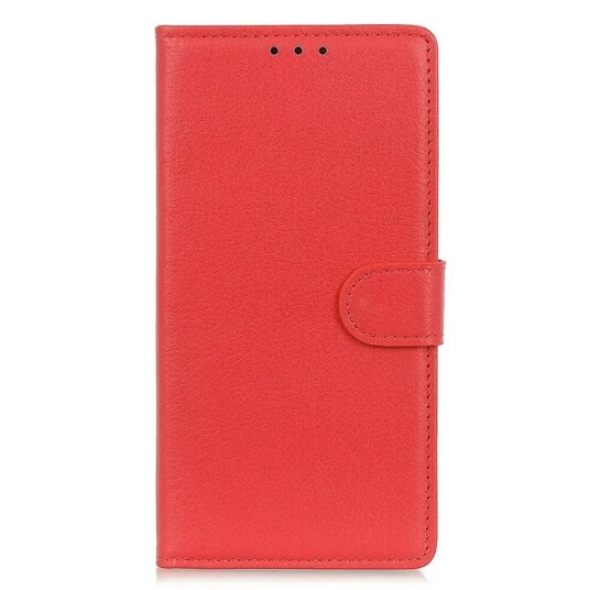 INCOVER Honor 90 PU Litchi Skin Flip Deksel med Lommebok - Rød