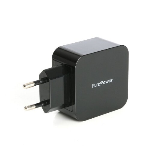 USB lader PurePower   12W / 2 x USB A