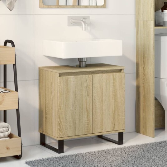 Servantskap sonoma eik 58x33x60 cm konstruert tre Servantskap sonoma eik 58x33x60 cm konstruert tre
