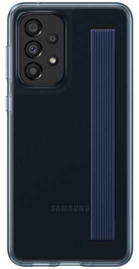 Samsung Galaxy A33 5G Slim Strap Deksler Hardplast Svart