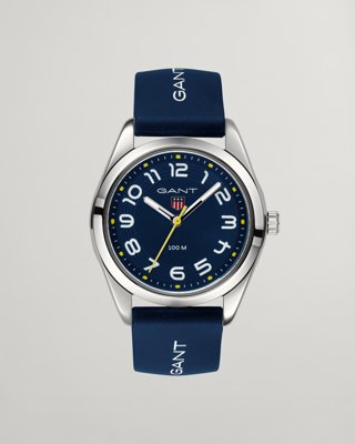 Campus klokke med mørkeblå silikonrem (7-16 år) NAVY 32