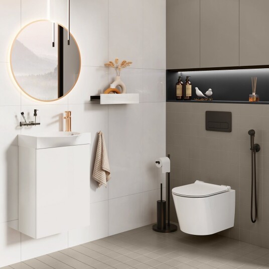 LAUFEN MICRO 45 BADEROMSMØBEL HVIT