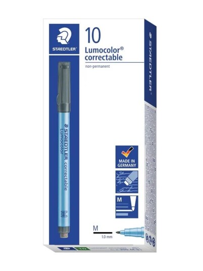 Staedtler OHP pen Lumocolor correctable 10 pcs M gre