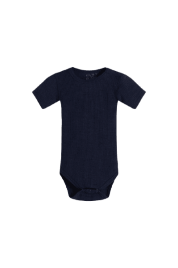 Hust & Claire Bet kortermet body ull/lyocell - blues Hust & Claire Bet kortermet body ull/lyocell - blues