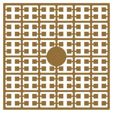 Pixelhobby Midi perler 178 lys lysebrun 2x2mm 140 piksler