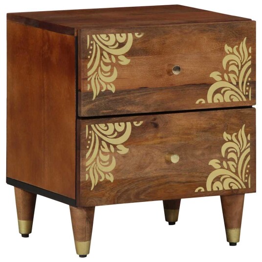  Nattbord 40x33x46 cm Massivt tre Mangotre