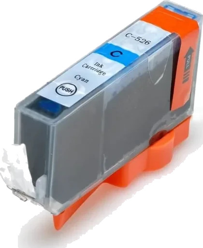 TB Blekkpatron CLI-526 Cyan (8.4ml), erstatter Canon CLI-526C/4541B001