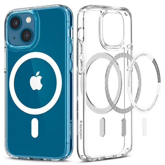Spigen Ultra Hybrid iPhone 13 Mini Magsafe Silikon Deksel Rød
