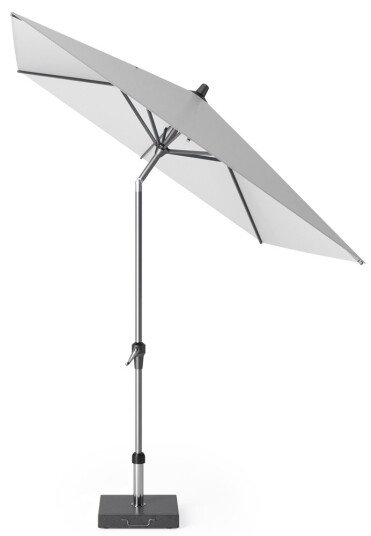 Platinum Riva parasoll Hvit/grå exkl. parasollfot 2,5 x 2 m Hvit