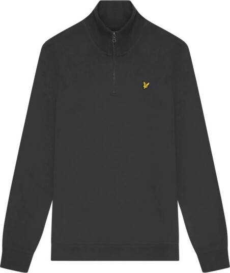 Lyle & Scott Loopback Quarter Zip Sweat - Grey - XL