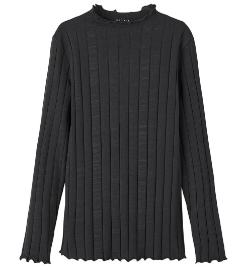 Name It Topp nkfNoline LS Slim Top Svart