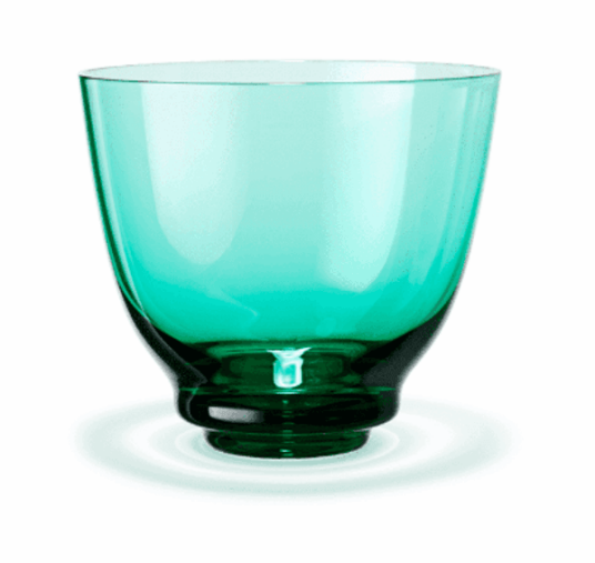 Holmegaard Flow vannglass 35 cl Emerald green Holmegaard Flow vannglass 35 cl Emerald green