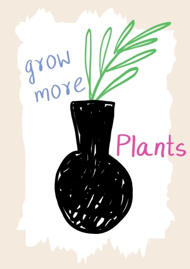 Namly Design Plakat Voks flere planter POSTERAEYWTR