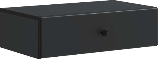 vidaXL Vegghengt Sidebord Svart 59 x 34,5 x 17 cm Konstruert tre