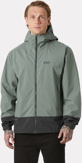 Helly Hansen HH Block Hooded Jacket Herre Grønn L Helly Hansen HH Block Hooded Jacket Herre Grønn L