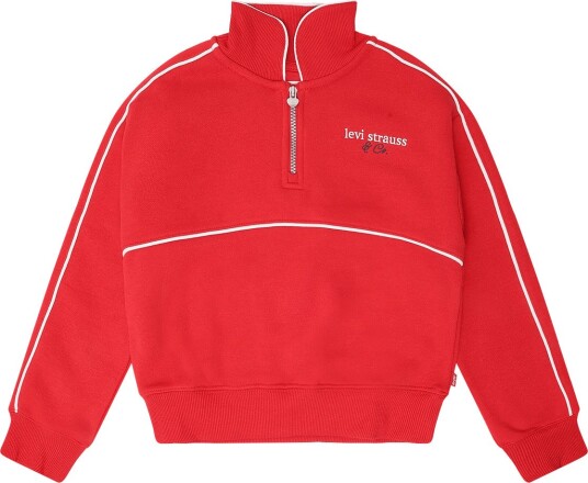 Levi"s Hz 1/2 Zip Top Red 164