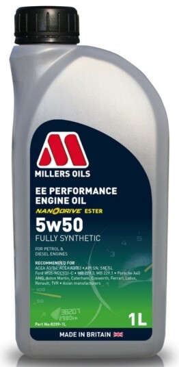 Motorolje MILLERS EE PERFOMANCE 5W50 1L Motorolje MILLERS EE PERFOMANCE 5W50 1L