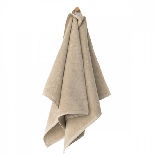 Høie Of Scandinavia Håndkle - 50x90 cm - Ecru/Beige - 100 % økologisk bomull - frottéhåndkle fra Høie Høie Of Scandinavia Håndkle - 50x90 cm - Ecru/Beige - 100 % økologisk bomull - frottéhåndkle fra Høie
