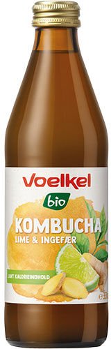 Voelkel Kombucha Lime Ingefær Øko 330 ml 0 kg Voelkel Kombucha Lime Ingefær Øko 330 ml 0 kg