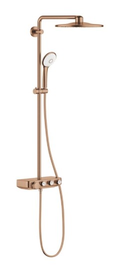 Grohe Takdusjpakke Euphoria SmartControl 310 Duo - med termostat-Børstet Warm Sunset/Børstet kobber