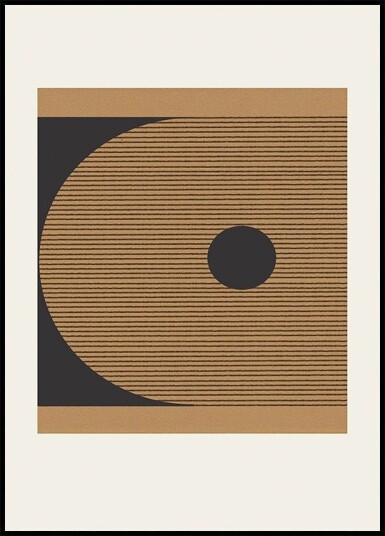 Geometric Eclipse Poster Plakat / 30x40cm