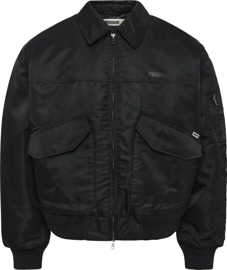 Woodbird Wbosamu Bomber Jacket BLACK S