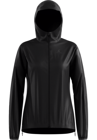 Odlo Women"s Zeroweight Waterproof Jacket Black   Black S