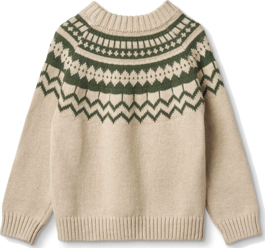 Fliink Janie Nordic Pullover Knit Beetle (92 / 2 år)