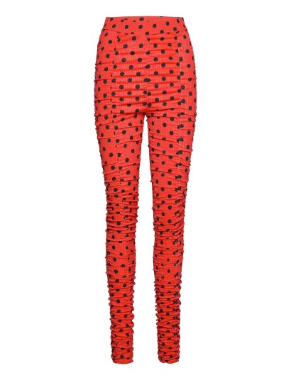 Pollux Pisa Leggings Patterned Mads Nørgaard MIDI DOT AOP CHERRY TOMATO XS,S