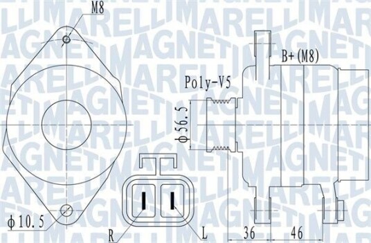 Dynamo MAGNETI MARELLI 063732128010