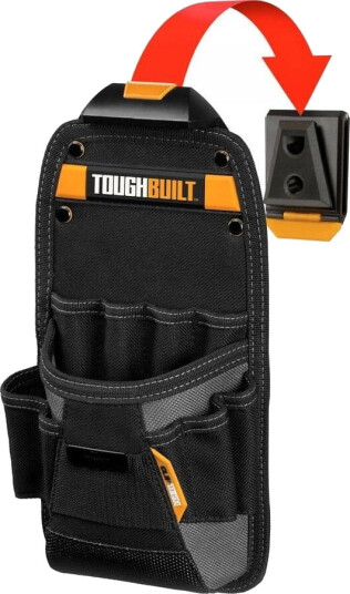 Toughbuilt Verktøyveske TB-CT-22 med 11 Lommer og Belteklips, Sort Toughbuilt Verktøyveske TB-CT-22 med 11 Lommer og Belteklips, Sort
