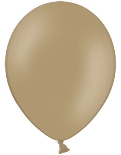 50 stk 30 cm Cappuccino Farget Ballonger