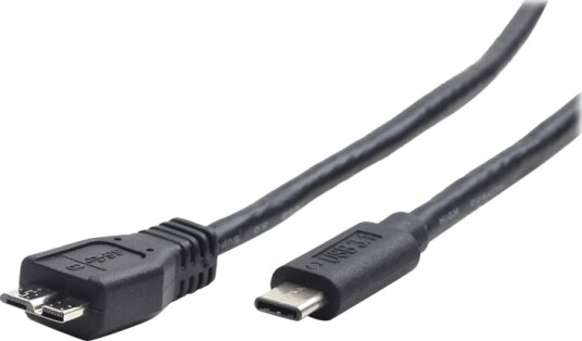 Gembird Ccp-Usb3-Mbmcm-1M Usb-Kabel Micro-Usb Type B Hann Til Usb-C Hann Usb 3.1 Gen 2 1.5 A 1 M Formstøpt Svart