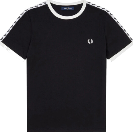 Fred Perry Herre Topper Svart XS,