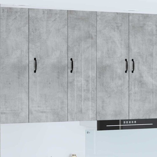 Kjøkkenskap Betonggrå 30 x 31 x 100 cm Konstruert tre