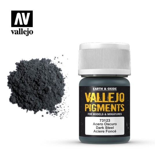 Vallejo Pigments Dark Steel 35ml