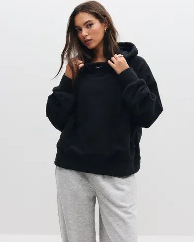 Nike - Svart - W Nk Tf One Polar Flc Po