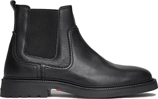 Tommy Hilfiger Herre Sko Svart 45 EU,