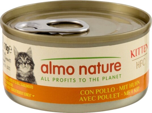 Almo Nature Våtfôr Hfc Natural Kitten Med Kylling 70G 6 X 70 G