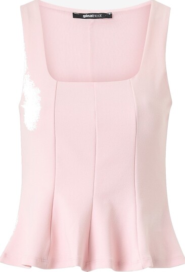 Gina Tricot Topp Peplum Rosa