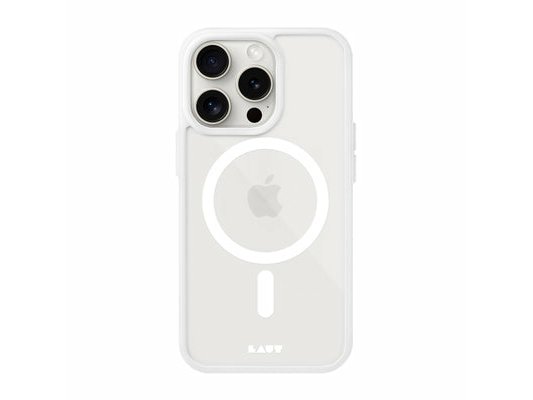 Laut Huex Protect - Beskyttelsesdeksel For Iphone 15 Pro, Kompatibel Med Magsafe (Hvit)