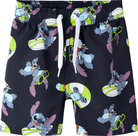 Name It Badeshorts NmPmic Stitch Navy Blazer Name It 1½ år (86) Badetøy Blå Grønn Hvit Marineblå